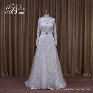 Long Sleeves Aline Wedding Dress